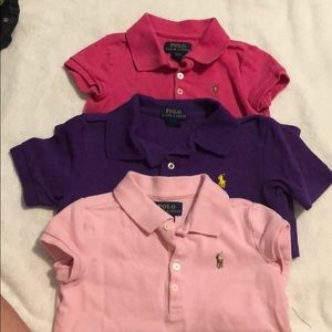 Three girls Polo Ralph Lauren Polo Shirts